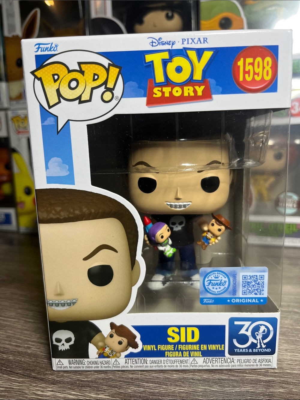 Funko Toy Story SID Vinyl Figure - Black, Brown, White